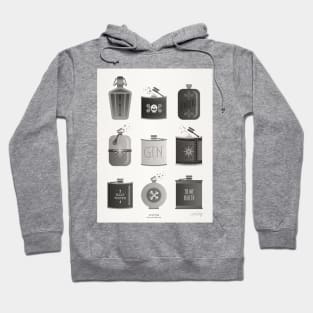 flasks black Hoodie